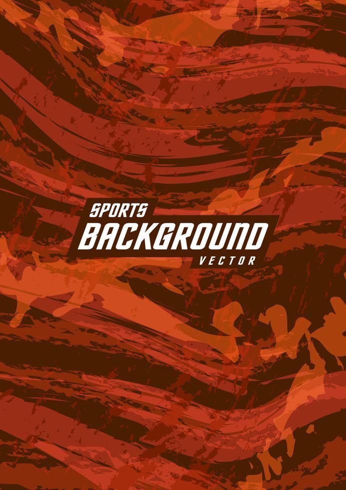 background pattern for orange grunge sports jersey vector