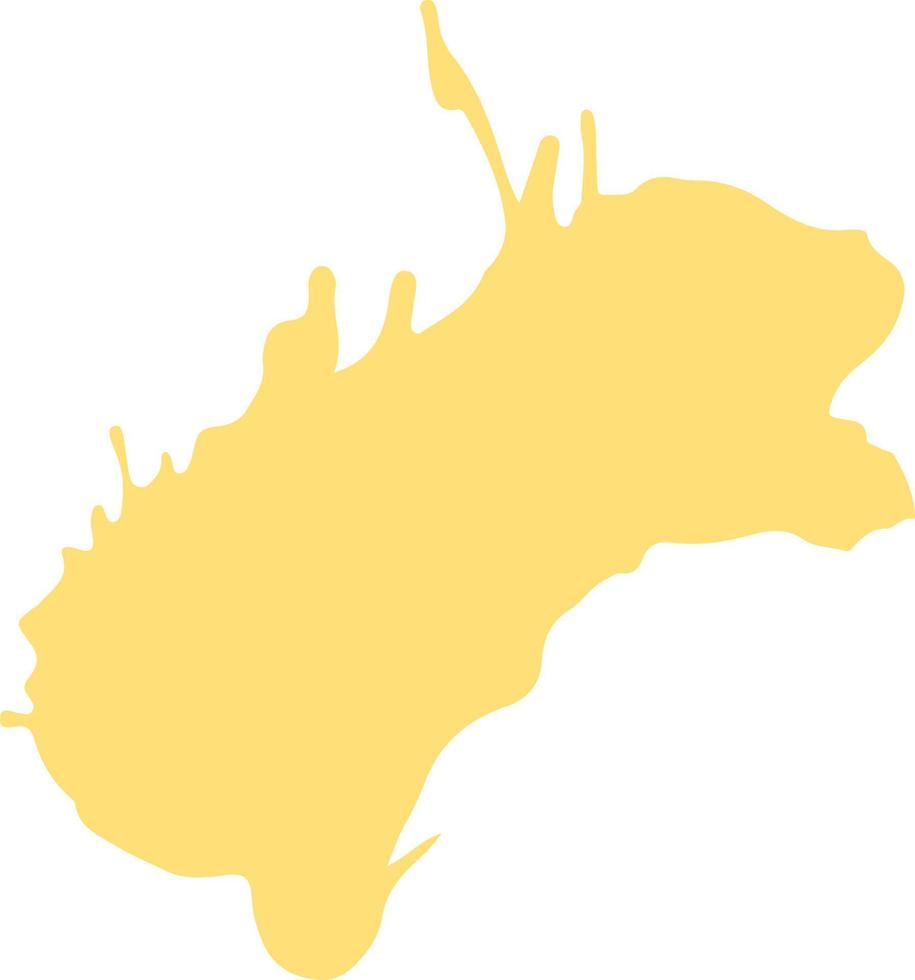 Spot yellow blot. vector