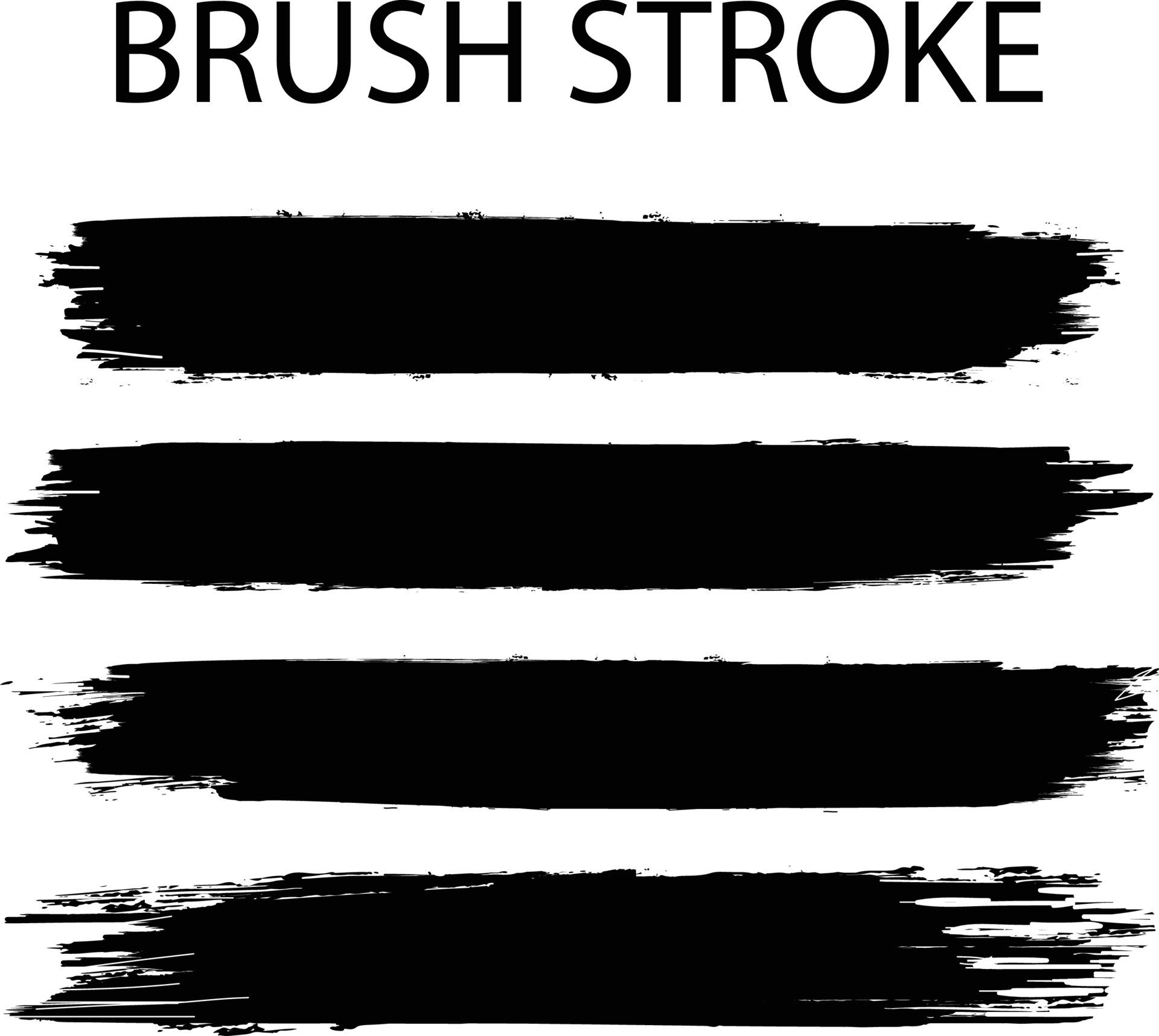 Black brush stroke template design 7371136 Vector Art at Vecteezy