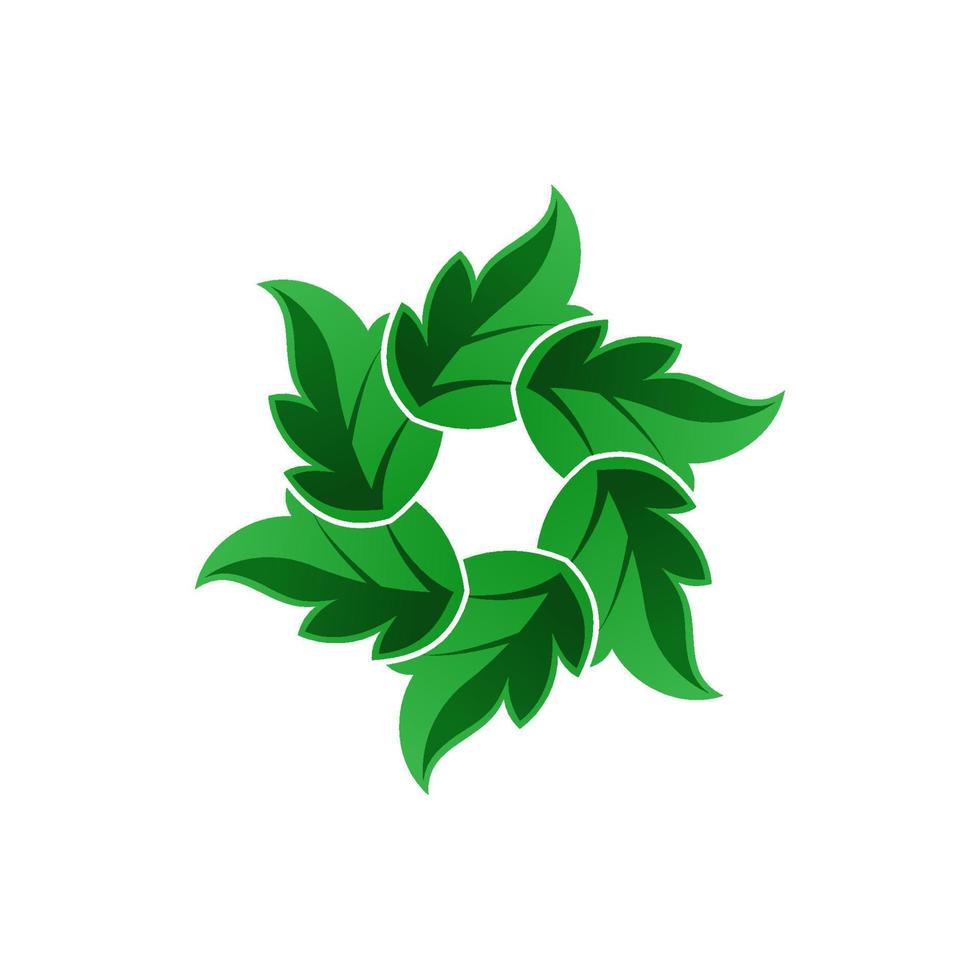 Leaves icon. Leaves vector logo. Leaves illustration. Nature logo. Eco green symbol sign.