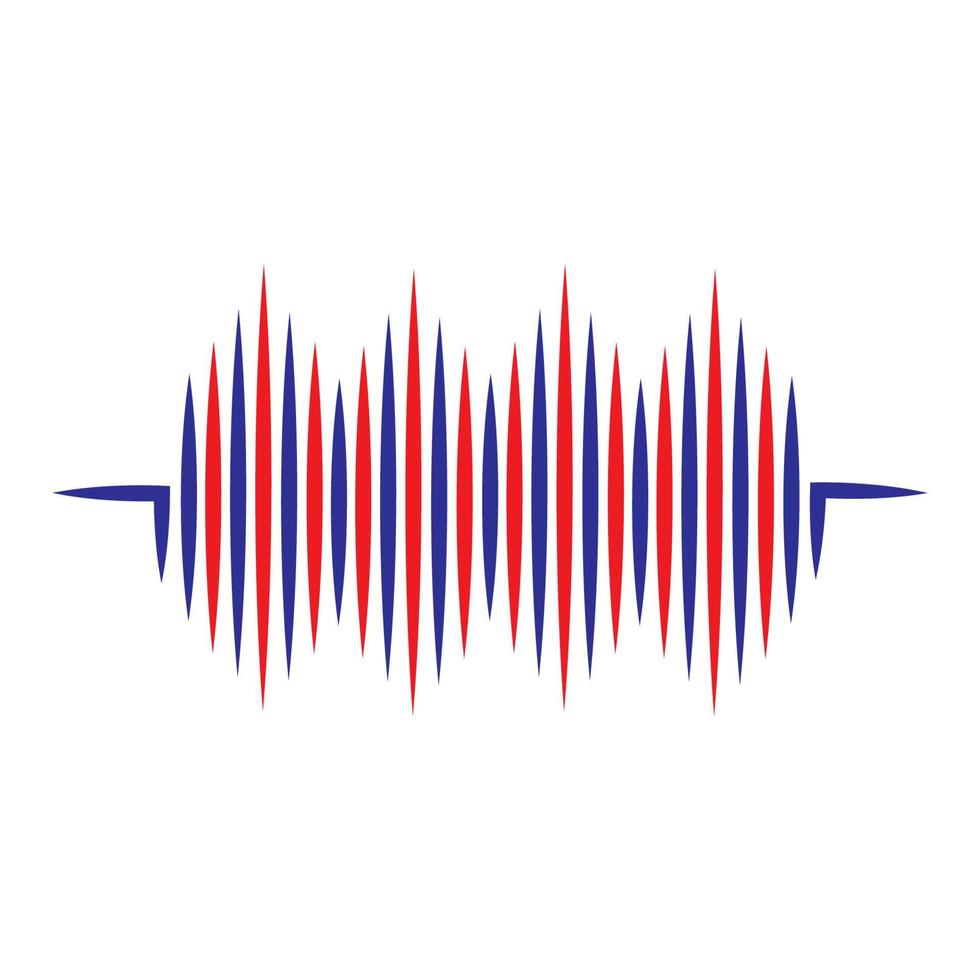 sound wave logo vector