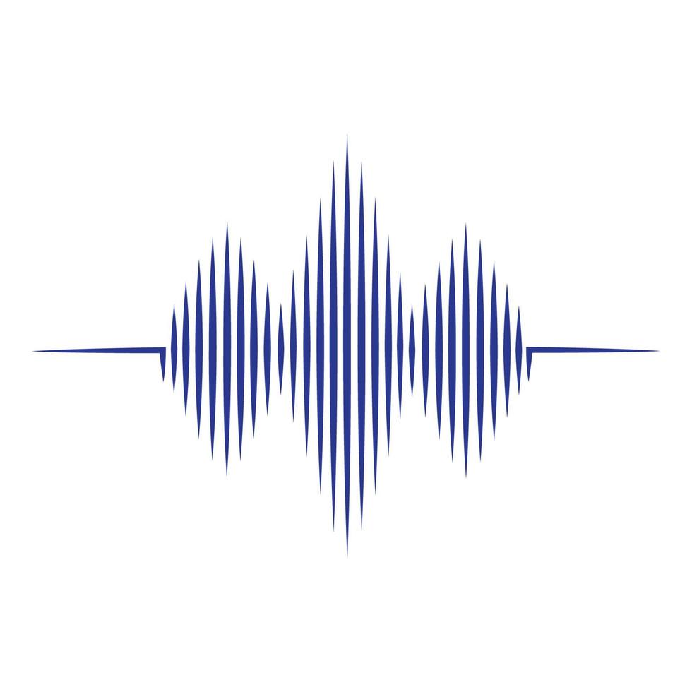sound wave  logo vector
