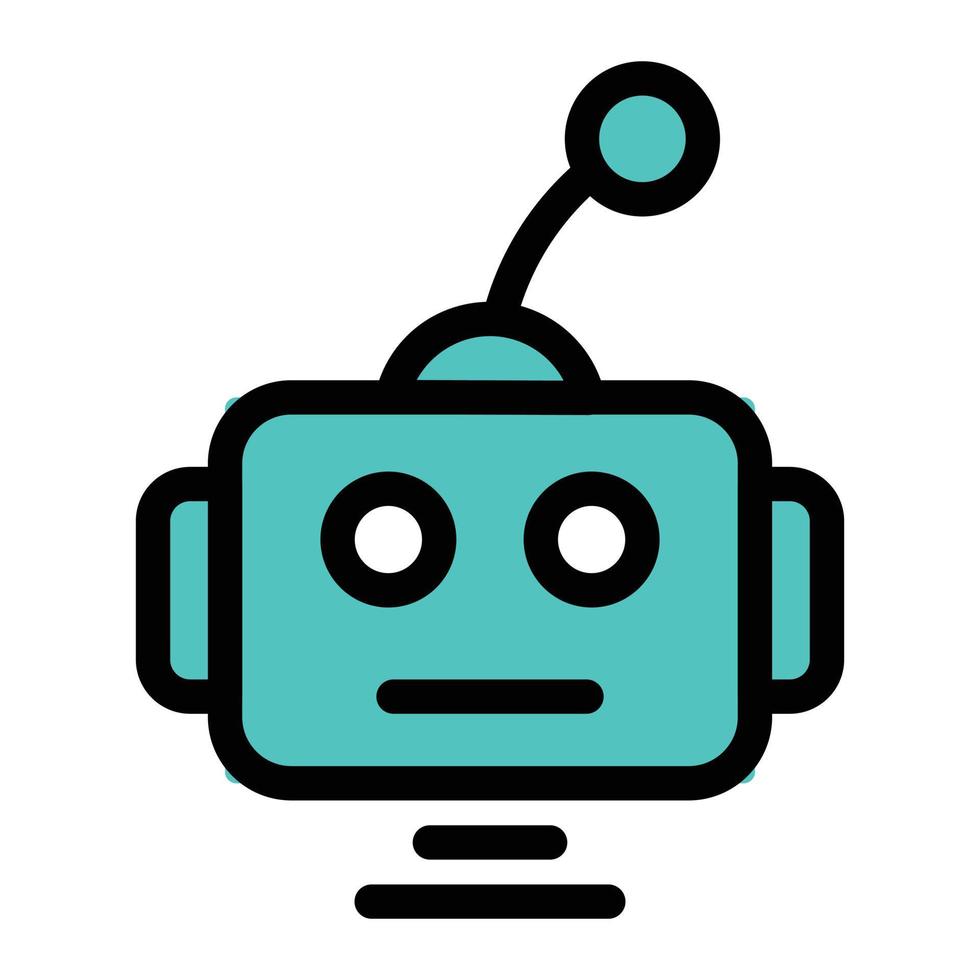 robot vector illustration on a background.Premium quality symbols.vector icons for concept and graphic design.