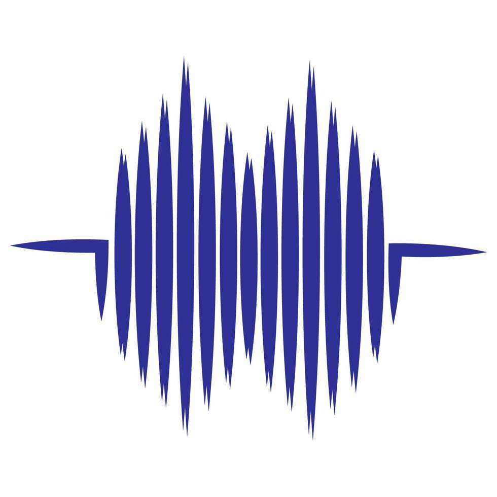 sound wave logo vector
