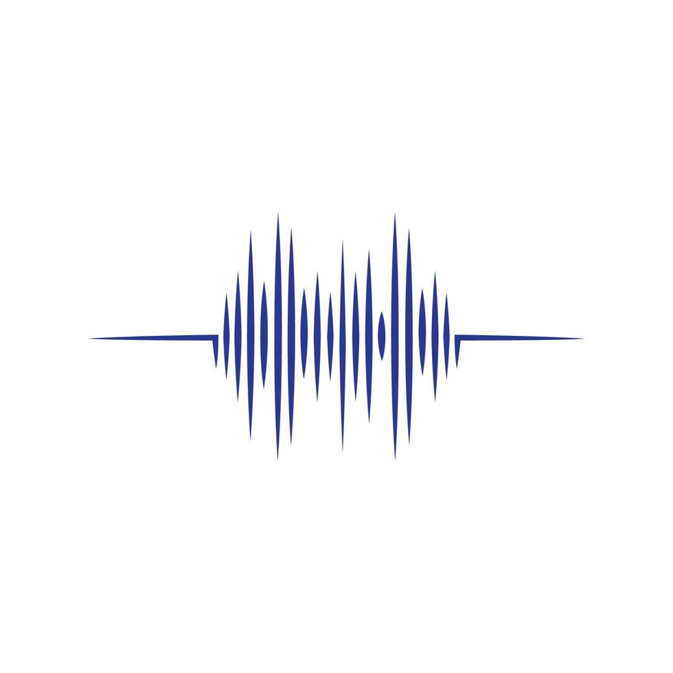 sound wave  logo vector