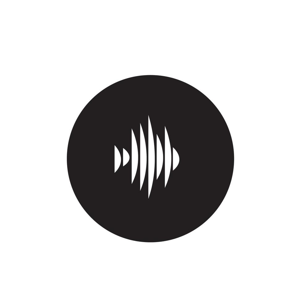 sound wave  logo vector