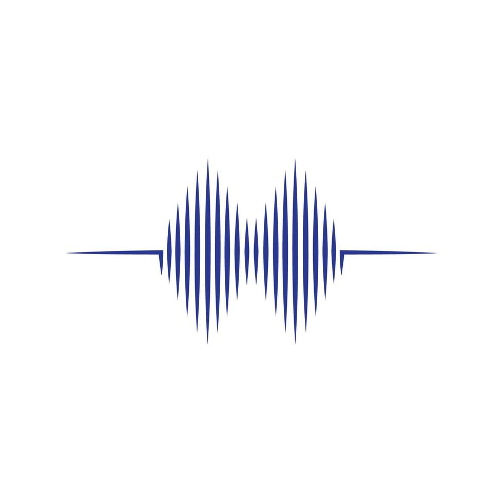 sound wave  logo vector