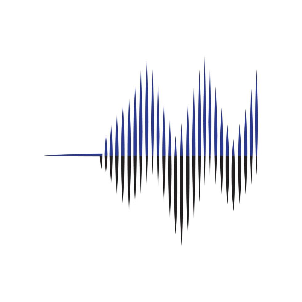 sound wave  logo vector