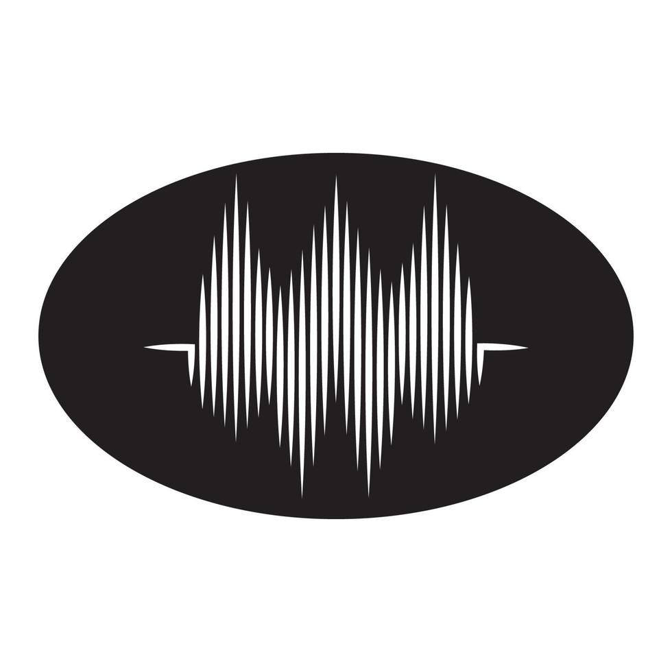 sound wave logo vector