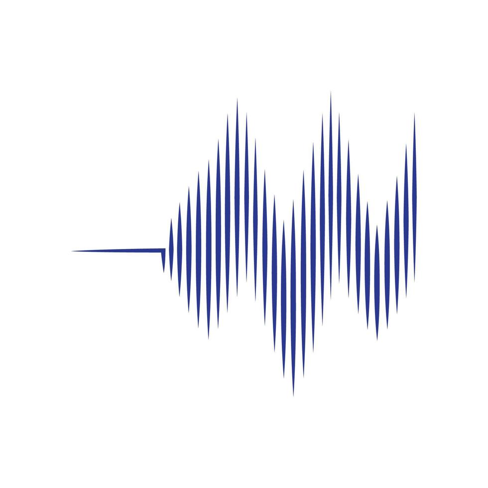 sound wave  logo vector