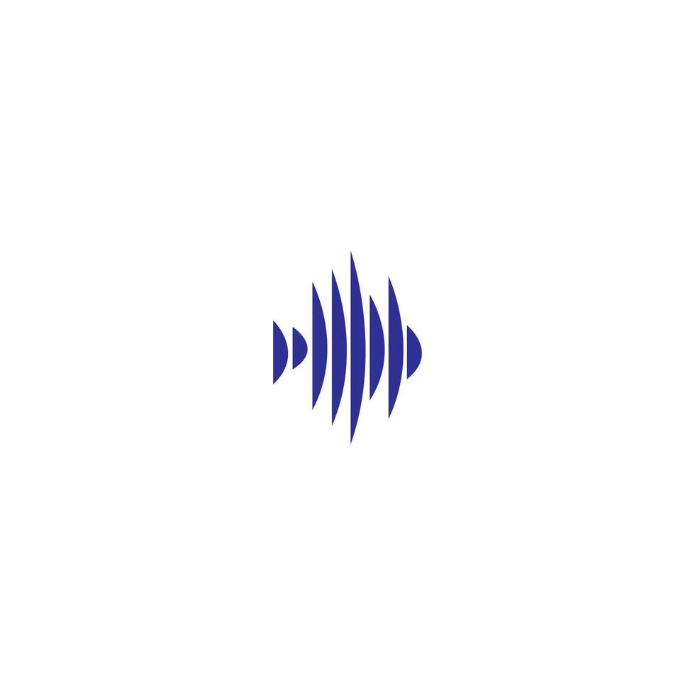 sound wave  logo vector