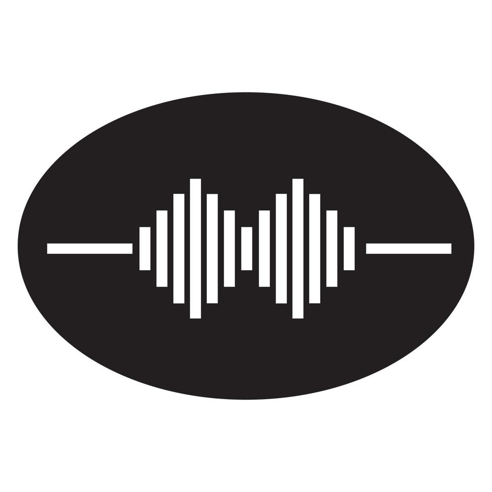 sound wave  logo vector