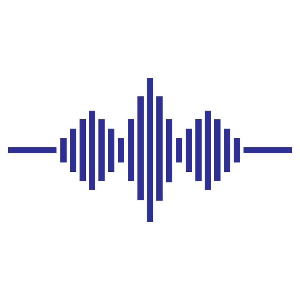 sound wave  logo vector