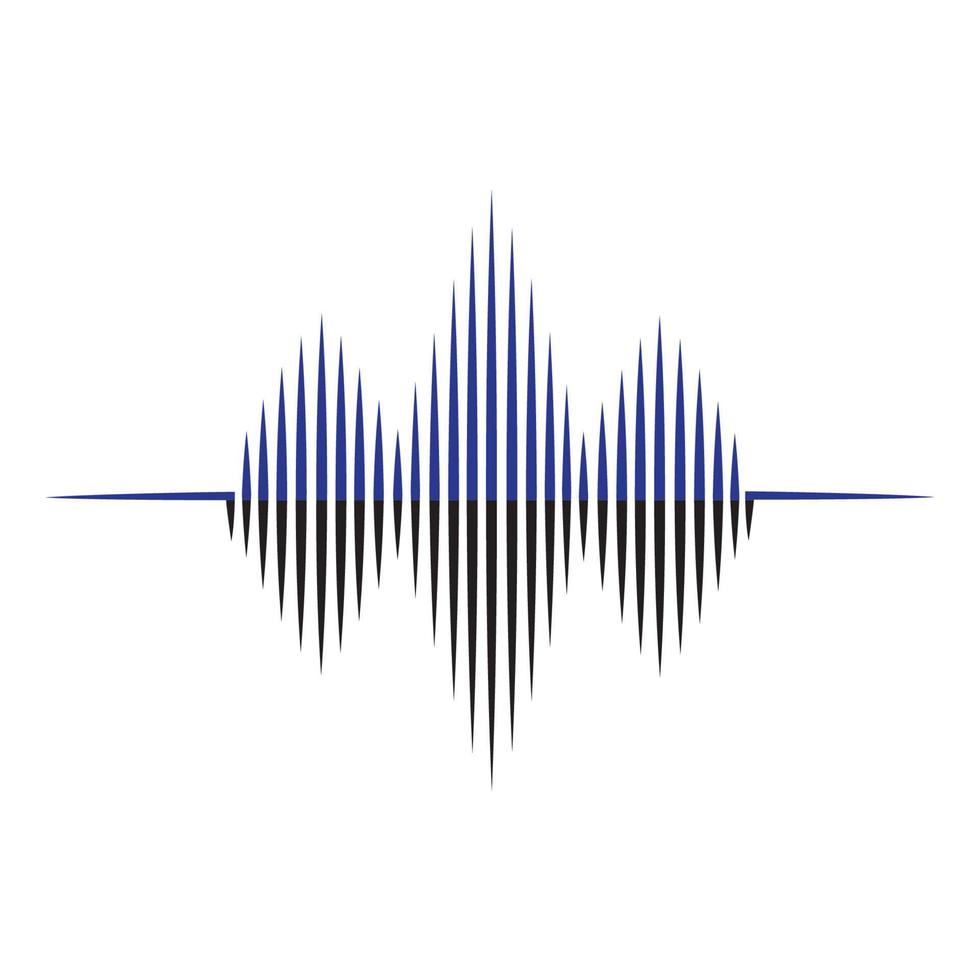 sound wave  logo vector