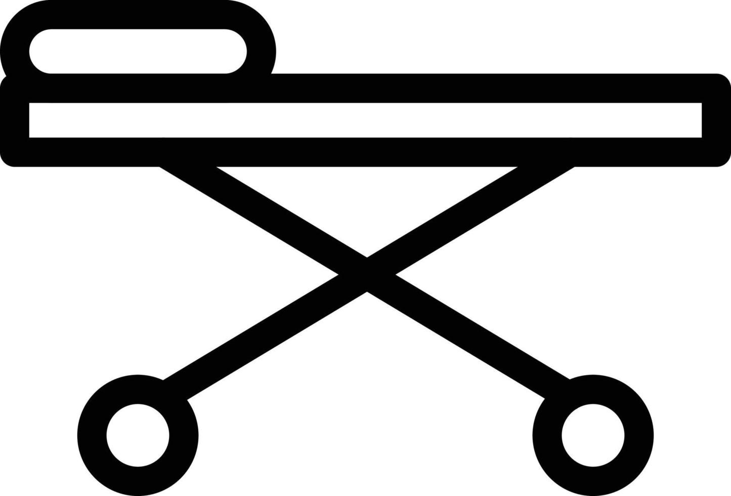 stretcher vector illustration on a background.Premium quality symbols.vector icons for concept and graphic design.