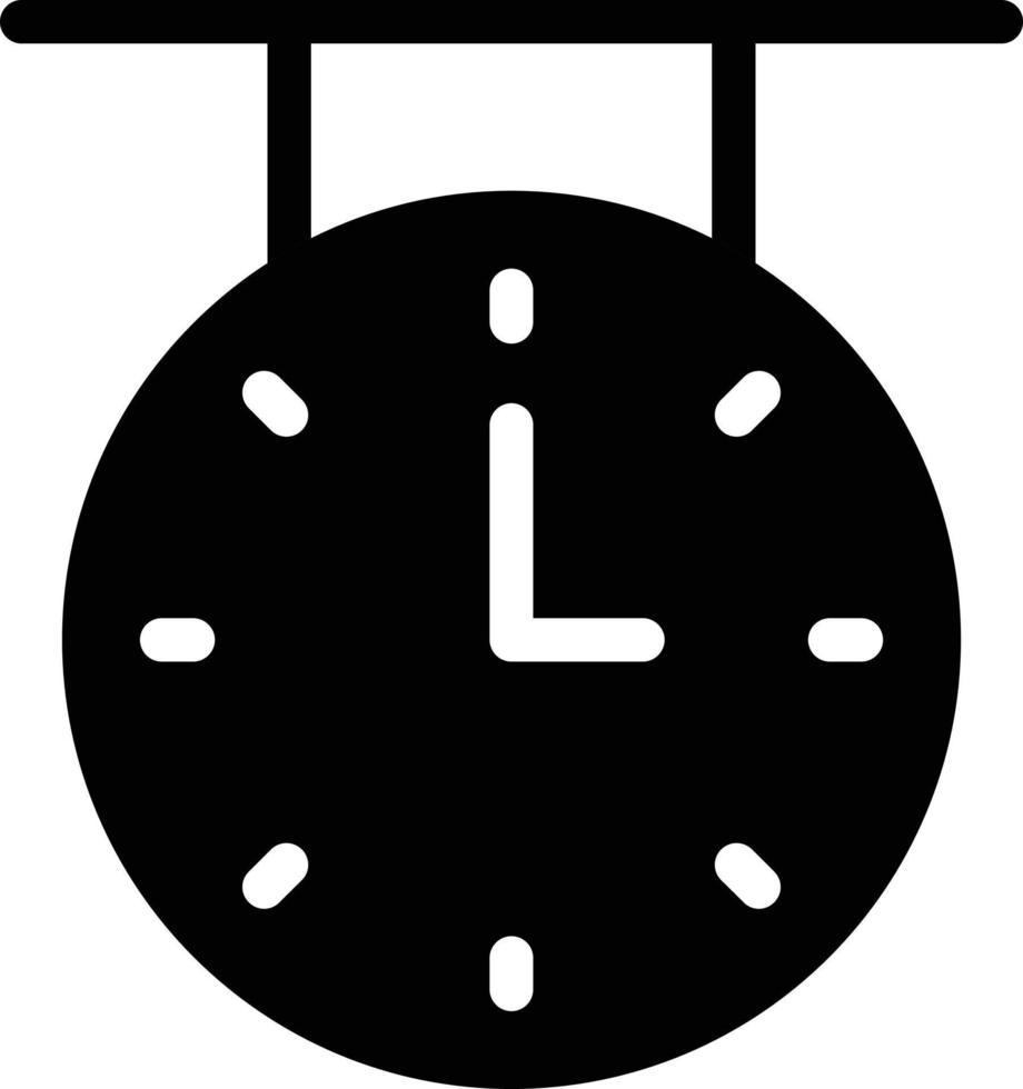 ilustración de vector de reloj en un fondo. símbolos de calidad premium. iconos vectoriales para concepto y diseño gráfico.
