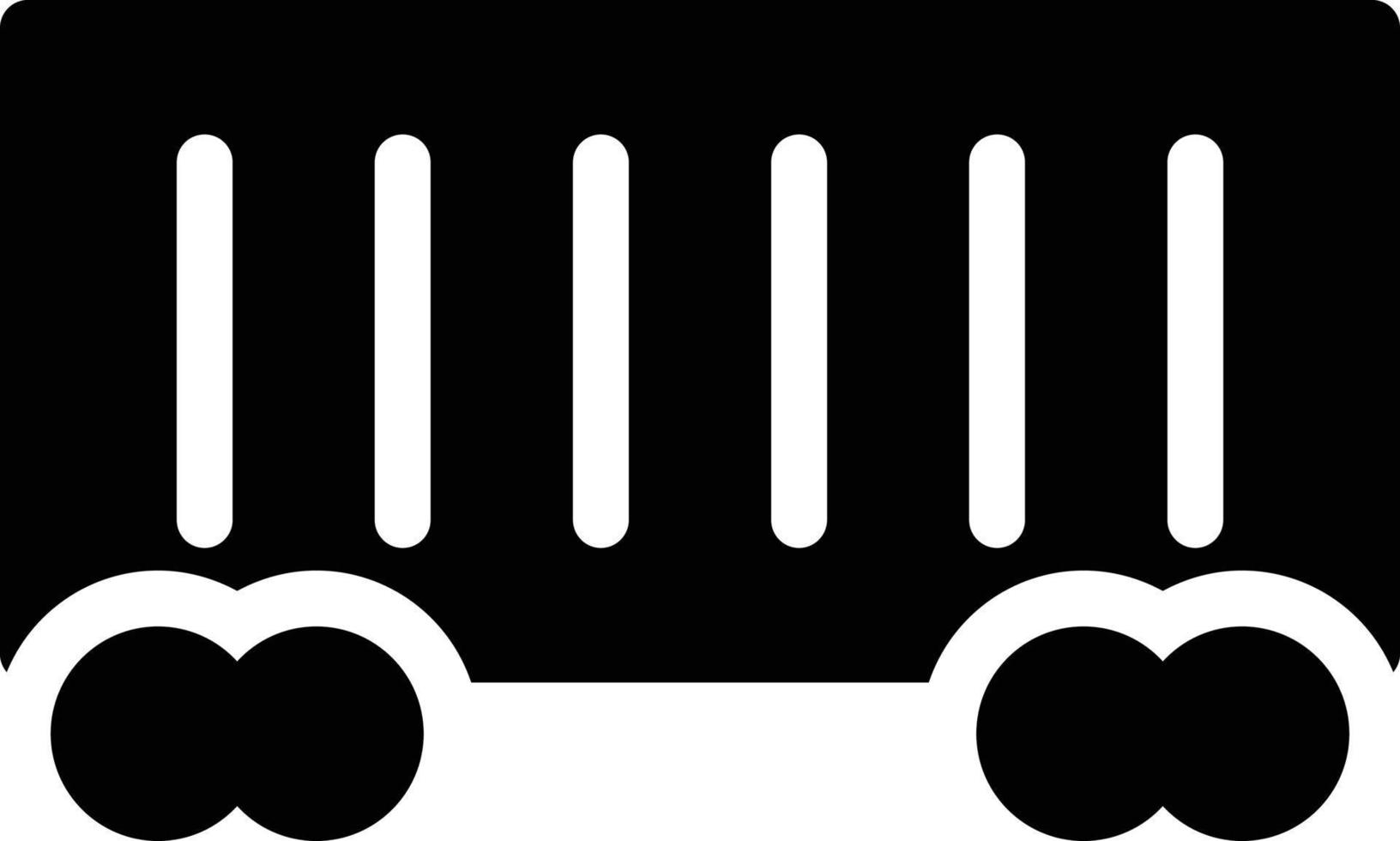 Ilustración de vector de contenedor ferroviario sobre un fondo. Símbolos de calidad premium. Iconos vectoriales para concepto y diseño gráfico.