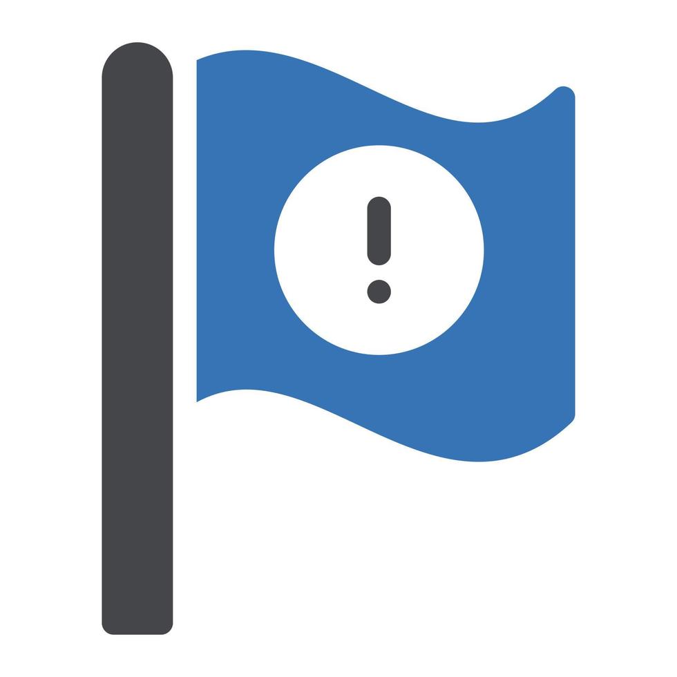 alert flag vector illustration on a background.Premium quality symbols.vector icons for concept and graphic design.
