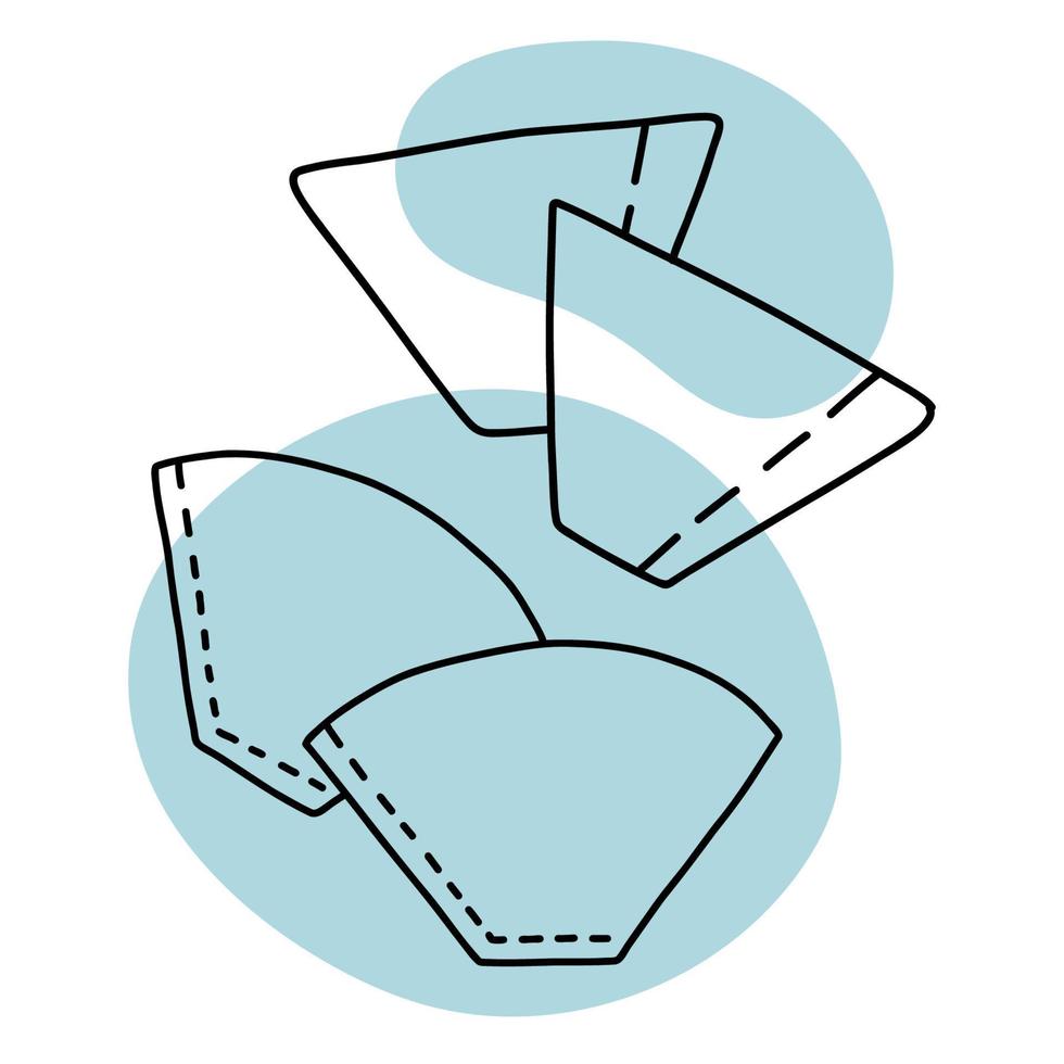 Coffee icon lineart, calm simple color vector illustration