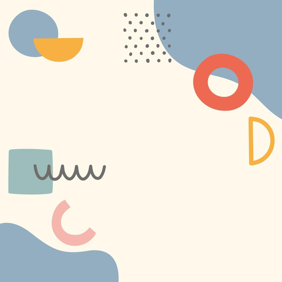 Trendy abstract colorful geometric background vector illustration