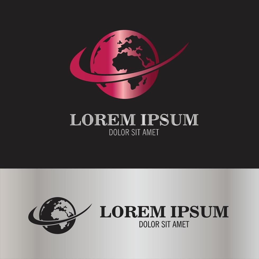 globe logo design.eps vector