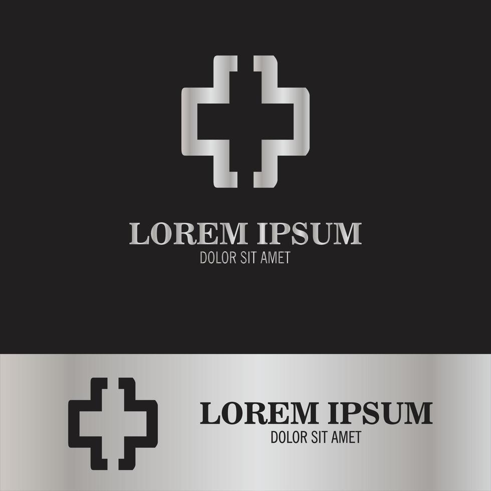 cross logo design.eps vector
