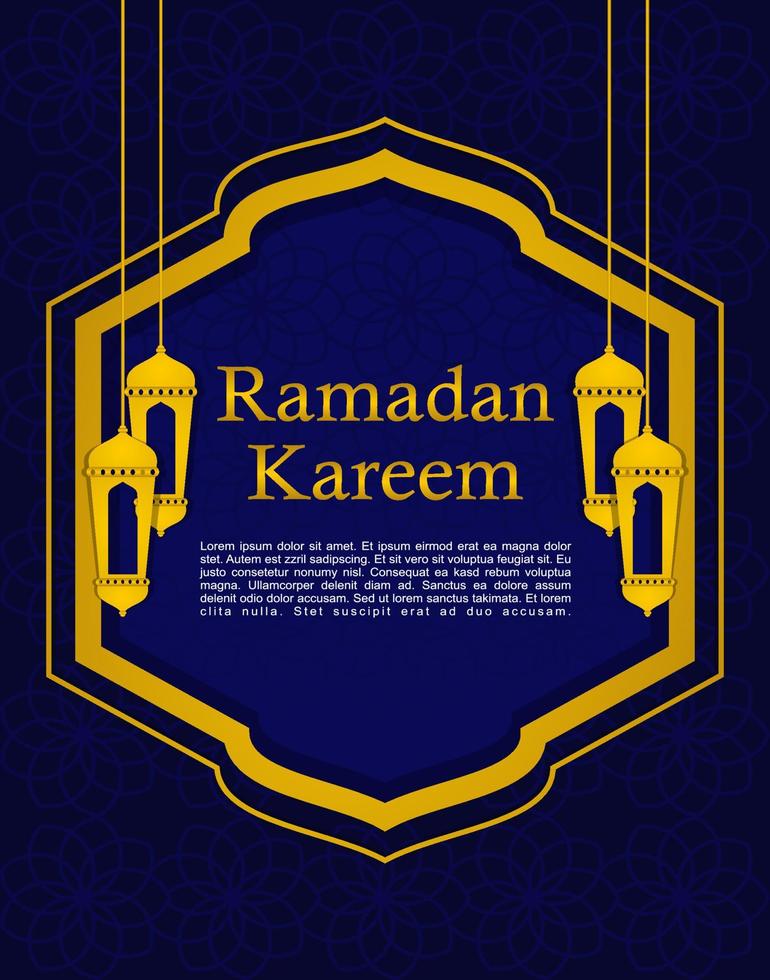 background ramadan kareem vector
