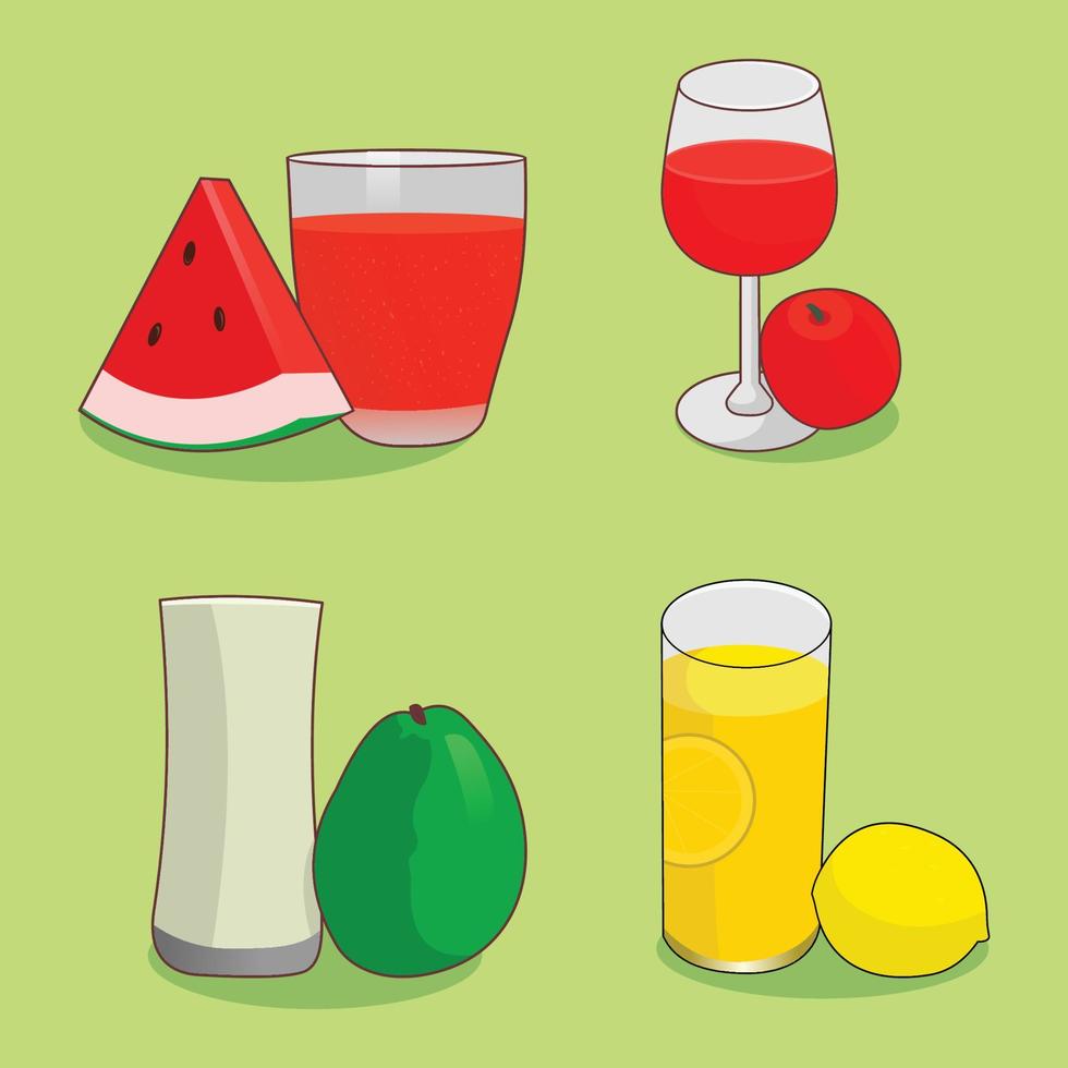 FRESH JUICE ICON vector