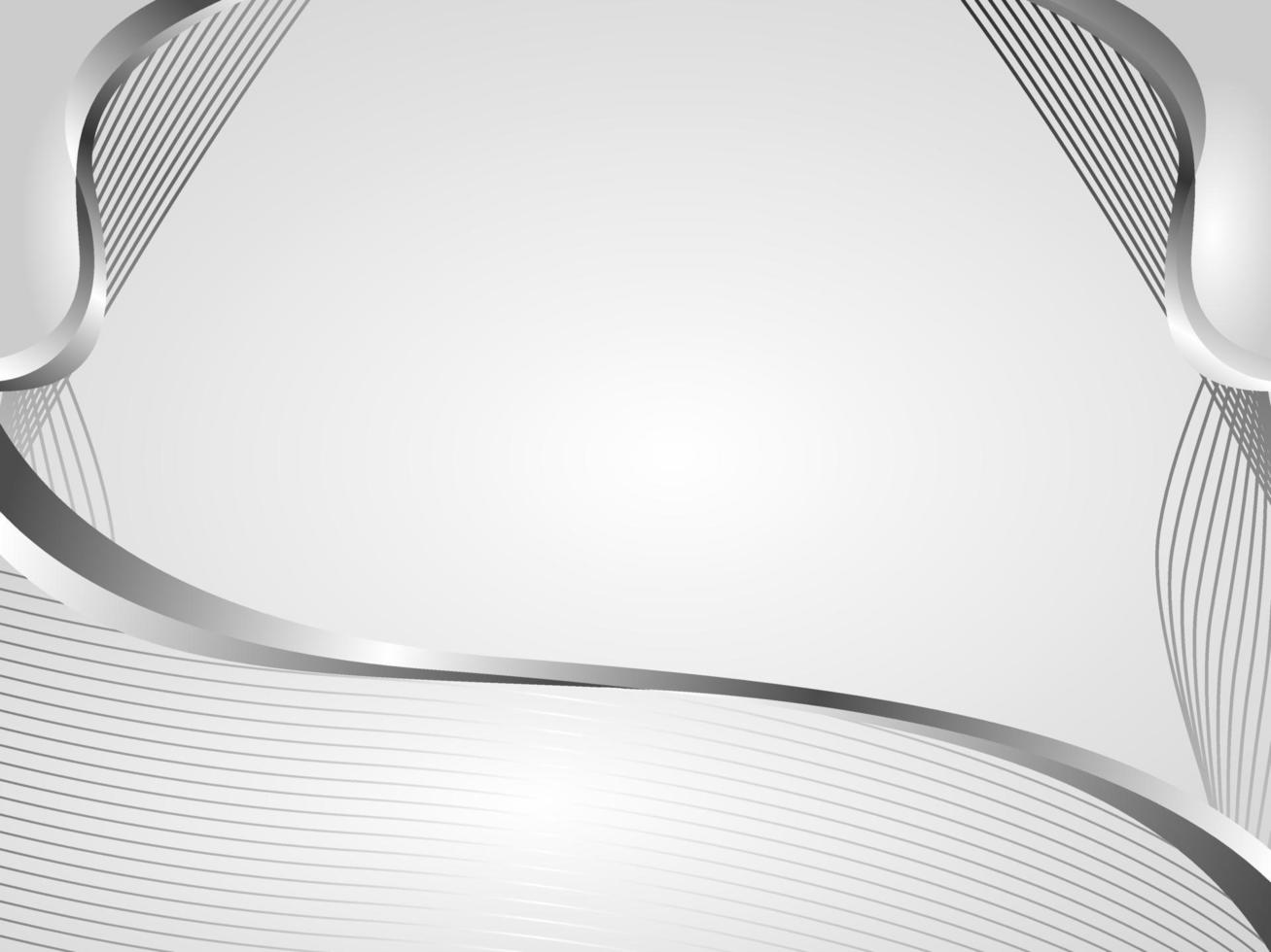 Abstract white modern elegant design background vector