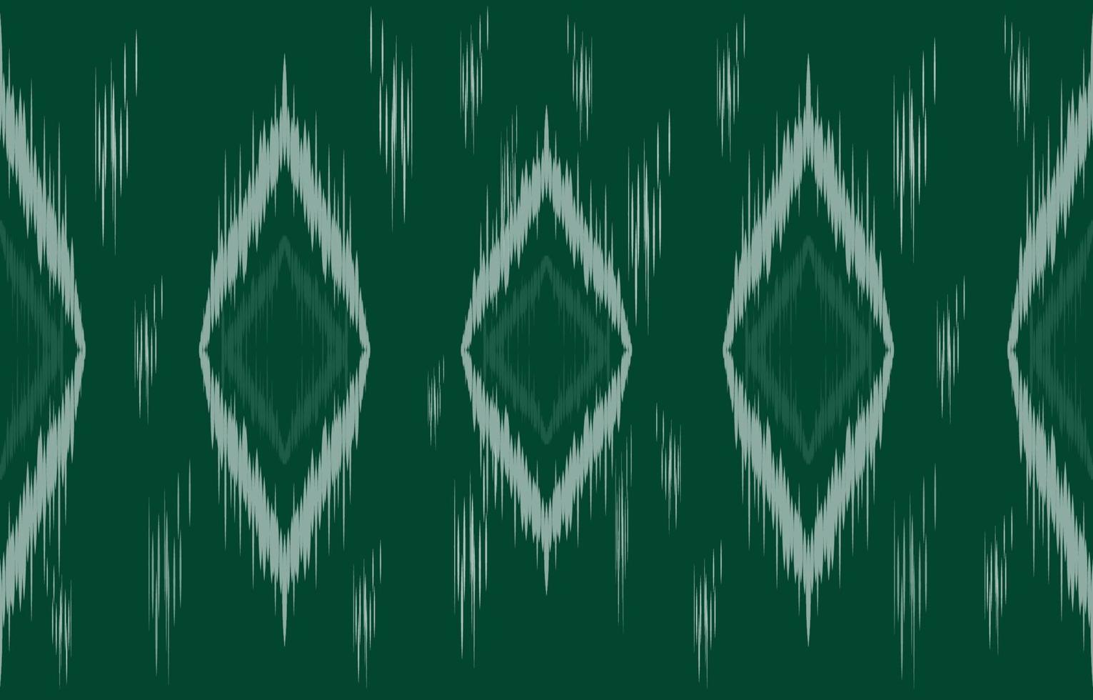 tela ikat de patrones sin fisuras estilo de bordado tradicional étnico geométrico. diseño para fondo, alfombra, estera, sarong, ropa, ilustración vectorial. vector