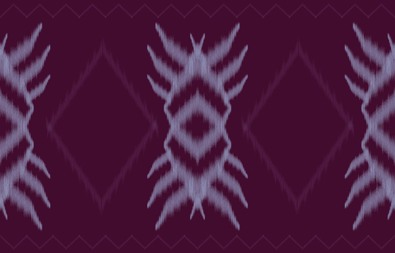 fabric ikat seamless pattern geometric ethnic traditional embroidery style.Design for background,carpet,mat,sarong,clothing,Vector illustration. vector