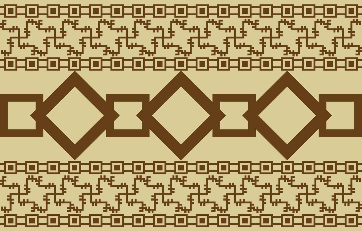 Geometric oriental tribal ethnic pattern traditional background Design for carpet,wallpaper,clothing,wrapping,batik,fabric,Vector illustration embroidery style. vector