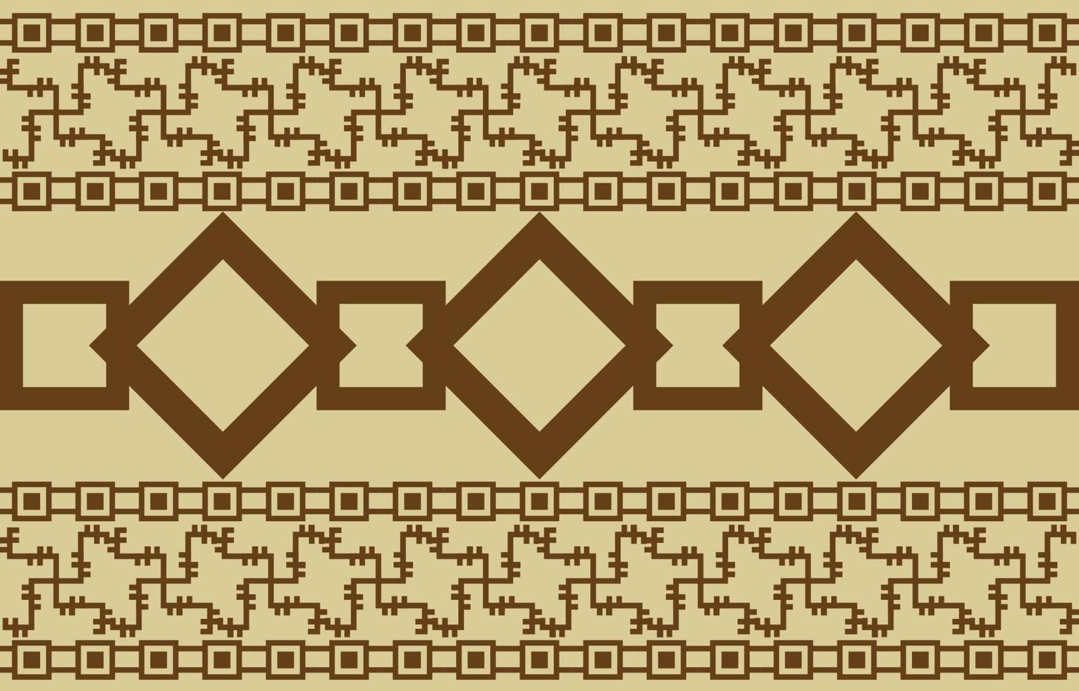 Geometric oriental tribal ethnic pattern traditional background Design for carpet,wallpaper,clothing,wrapping,batik,fabric,Vector illustration embroidery style. vector