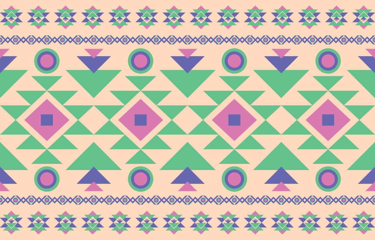 tejido de patrones sin fisuras geométrico tribal étnico fondo tradicional, elementos de diseño nativo americano, diseño para alfombra, papel pintado, ropa, envoltura, alfombra, interior, bordado de ilustración vectorial. vector