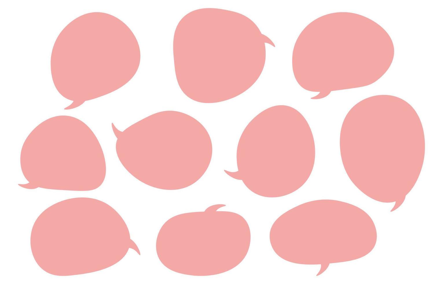 coloque la burbuja de voz en un fondo blanco, vector de habla o cuadro de conversación de chat, texto de globo de icono o comunicación, nube de habla para dibujos animados y cómics, diálogo de mensaje
