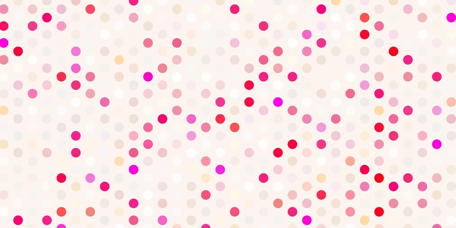 Light red vector layout with circle shapes.