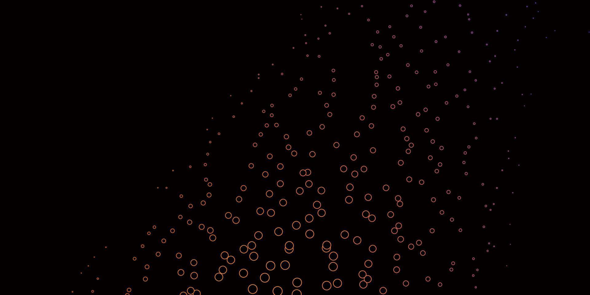 Dark Blue, Yellow vector texture with disks.