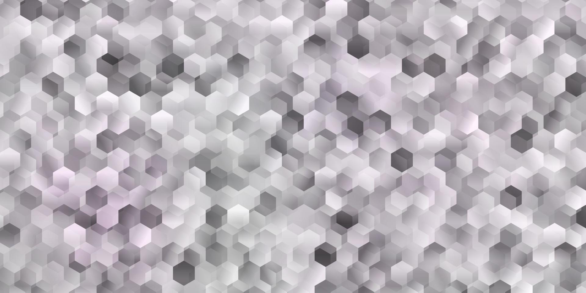 Light purple vector backdrop with a batch of hexagons.