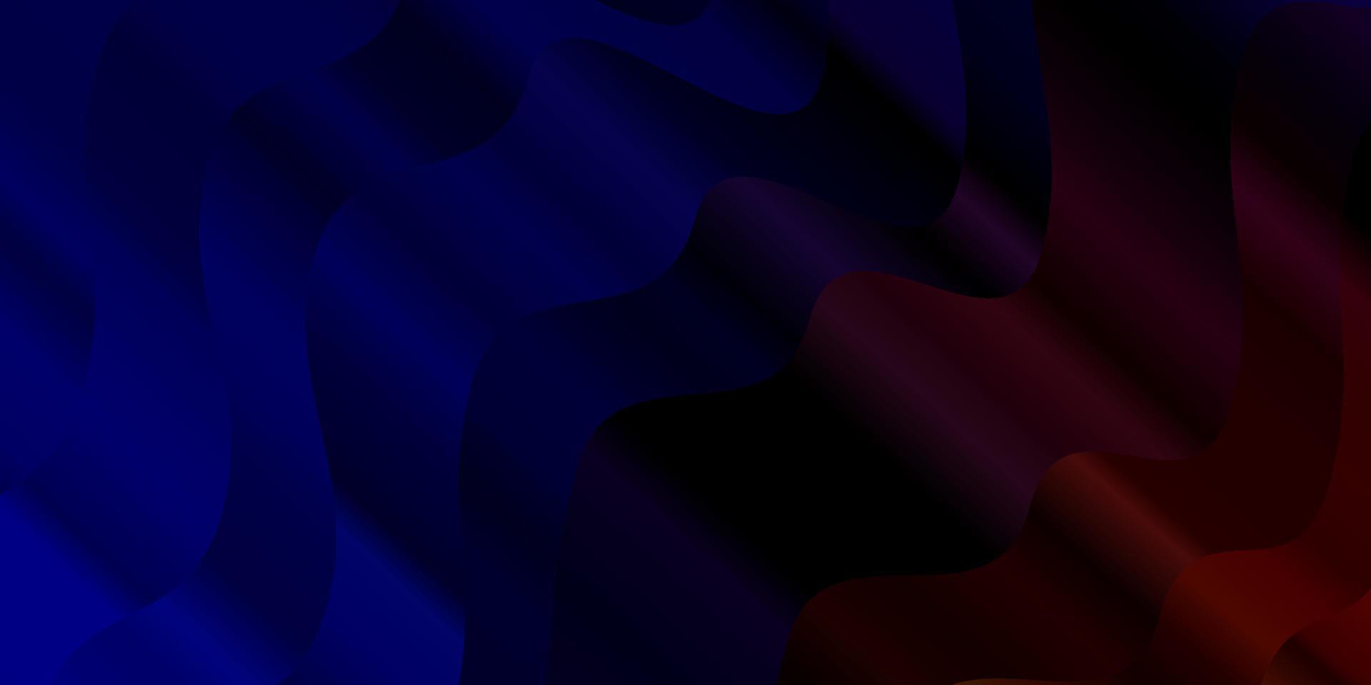 Dark Blue, Yellow vector template with wry lines.