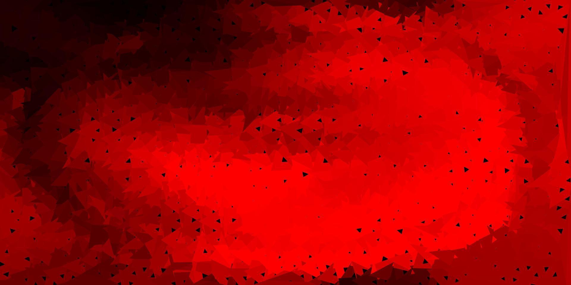 textura de triángulo de poli vector rojo oscuro.