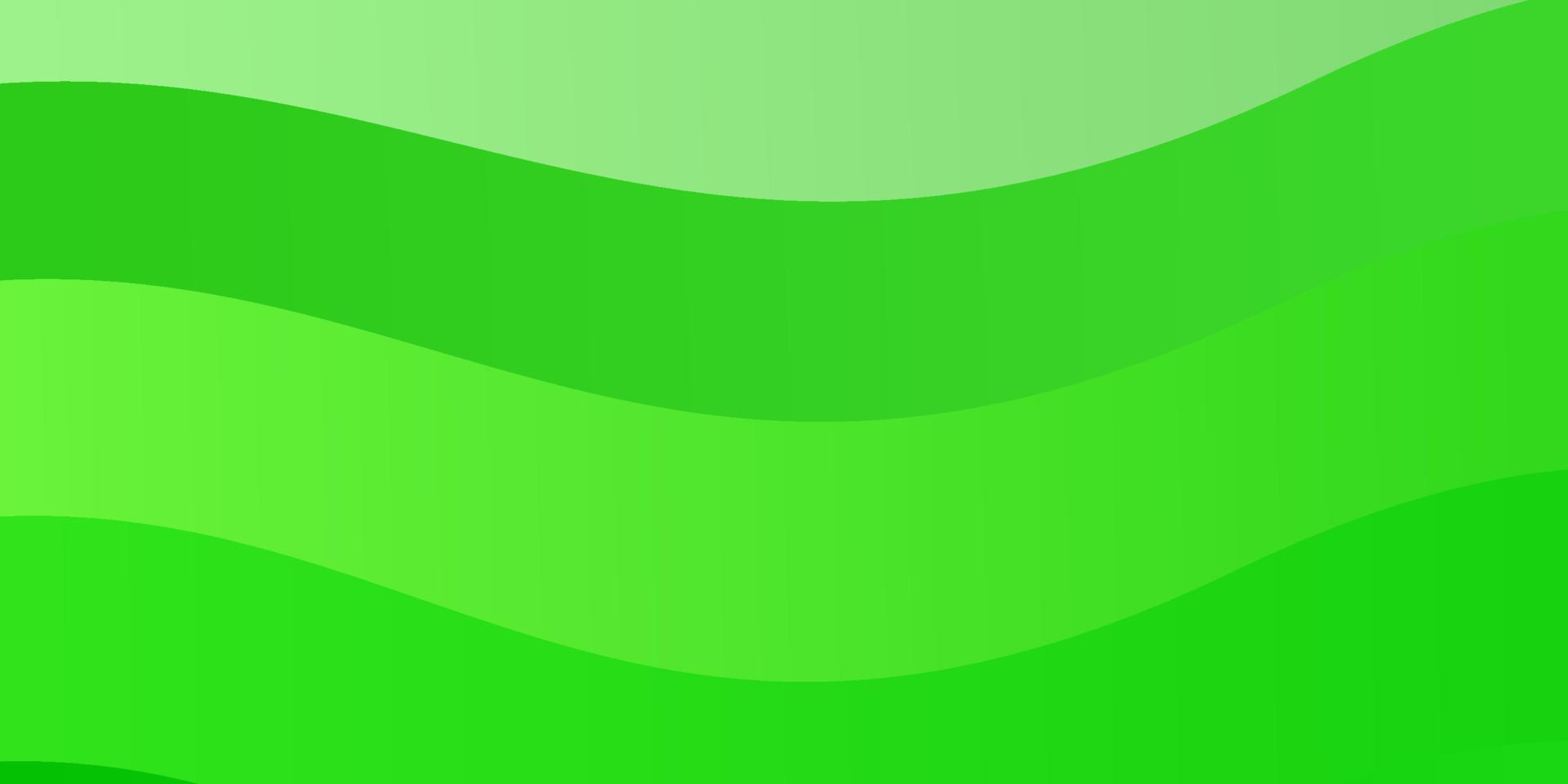 Light Green vector backdrop with bent lines.