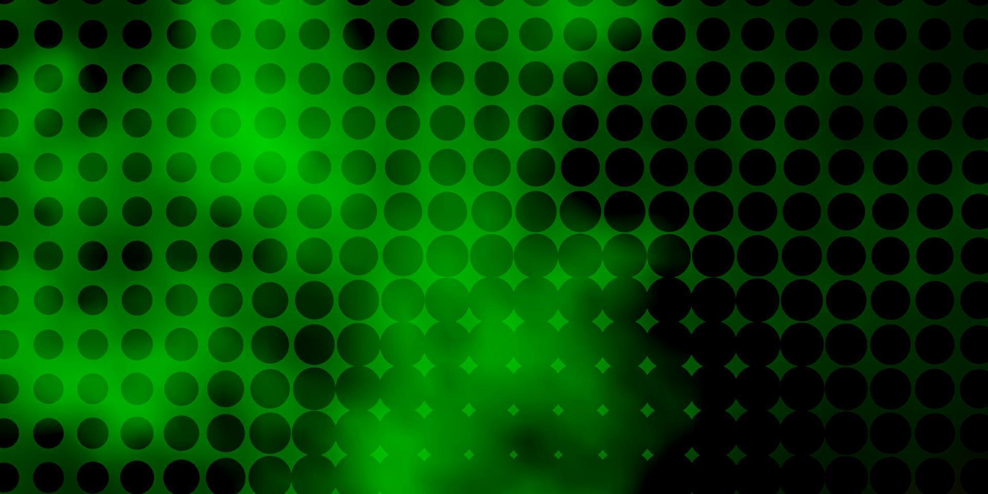patrón de vector verde claro, rojo con esferas.