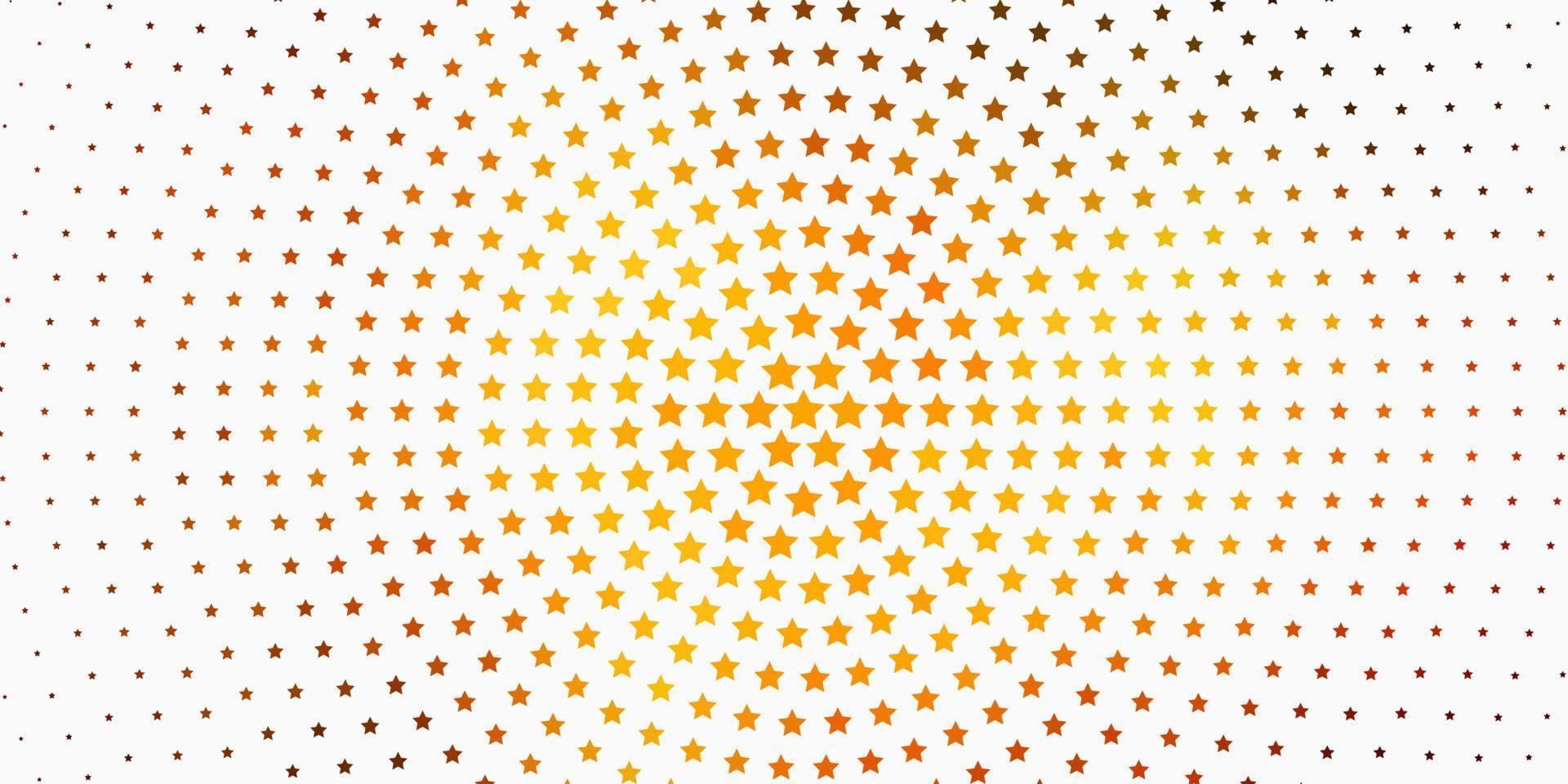 Light Green, Yellow vector pattern with abstract stars.