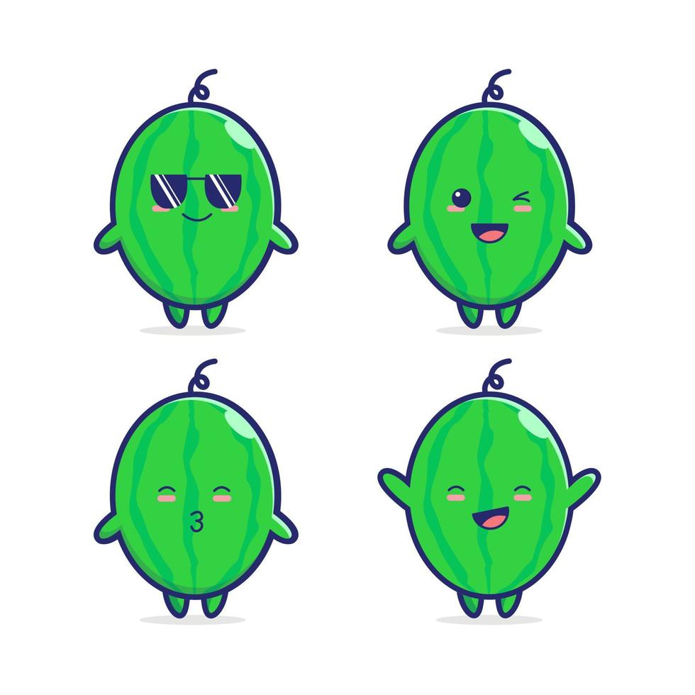 Watermelon Characters Expression Vector set