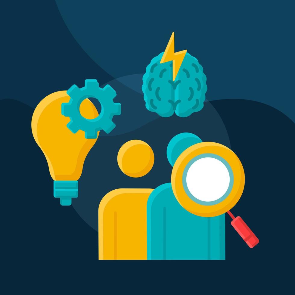 Talent acquisition flat concept vector icon. Recruiting process idea cartoon color illustrations set. Source potential hires. Attracting skilled employee. Isolated graphic design element