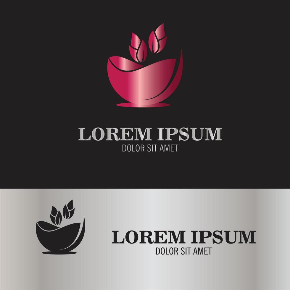 beautiful leaf logo.eps vector