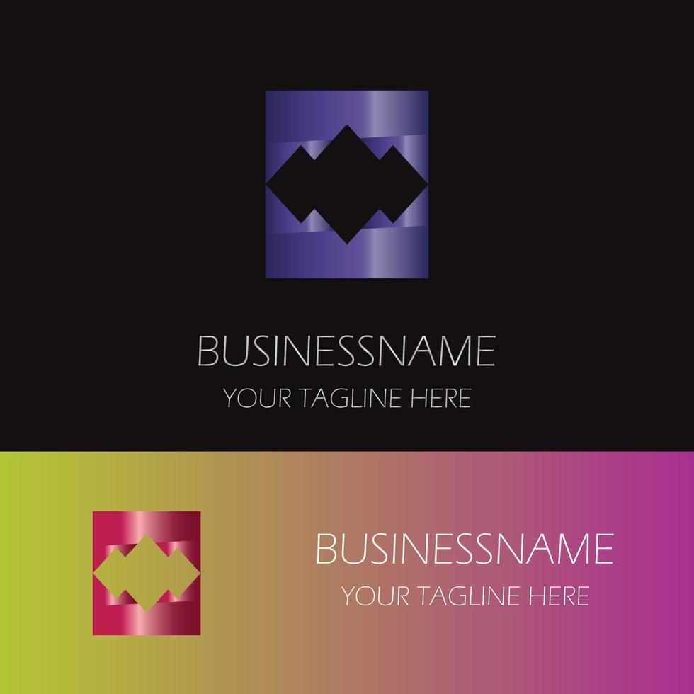 creative square logo design.eps vector