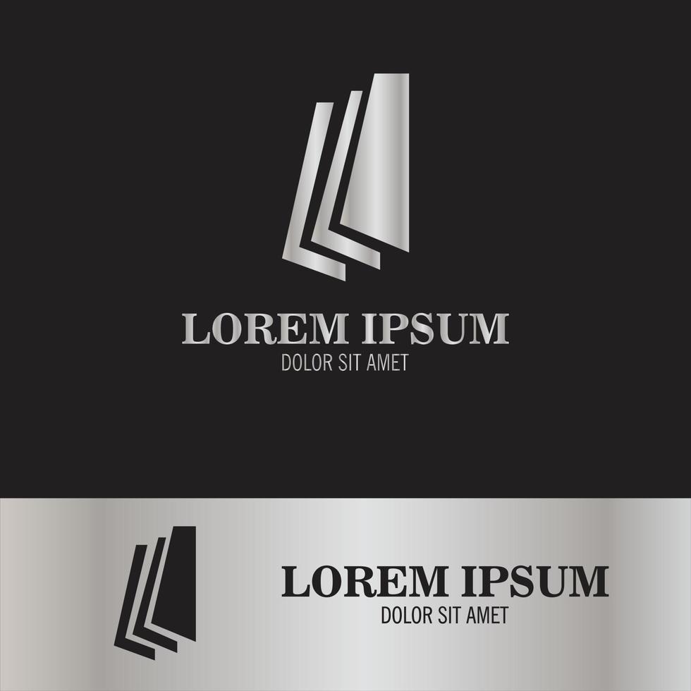 book abstract logo.eps vector