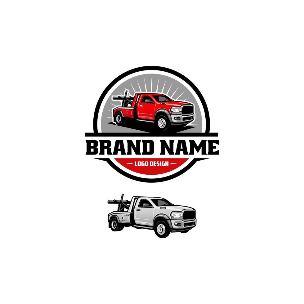 Towing company logo vector