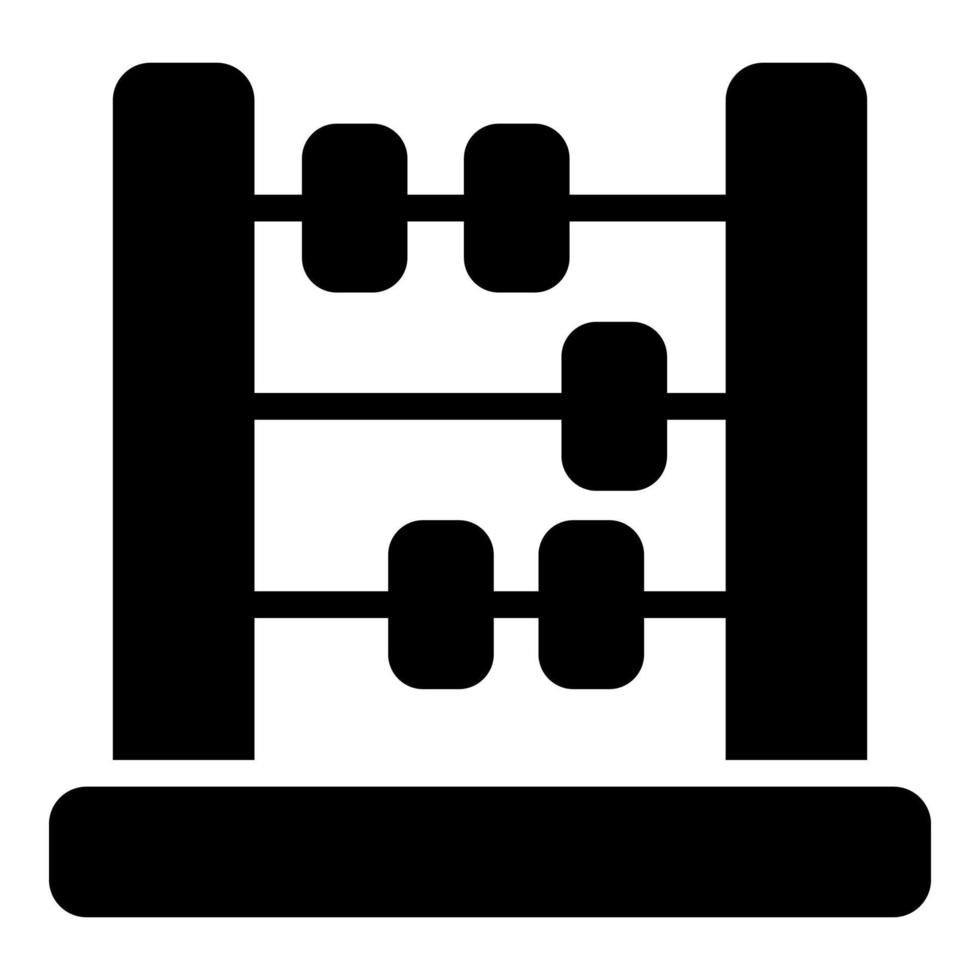 abacus vector icon, school and education icon